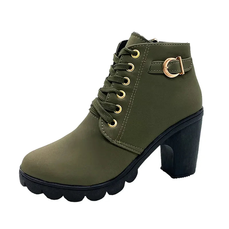 New Spring Winter Women Pumps Boots High Quality