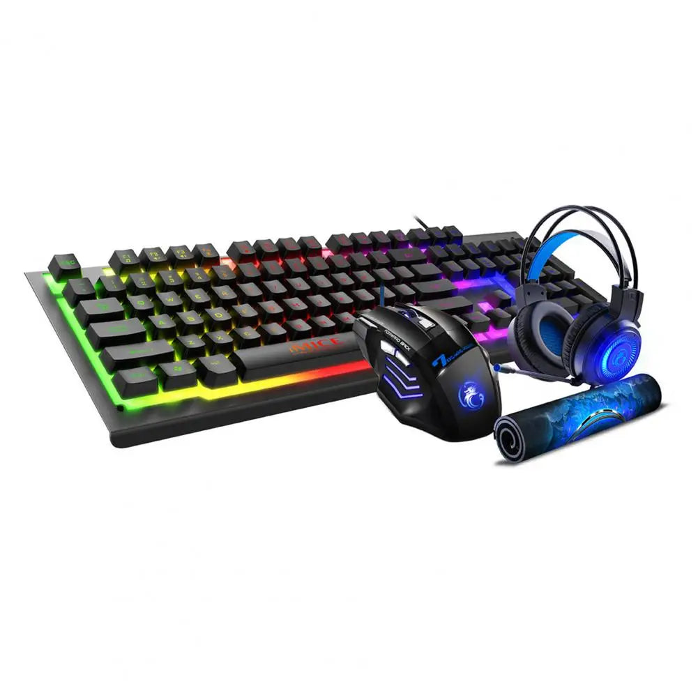 IMICE Gaming Keyboard Mouse Headset Set Mechanical Feel