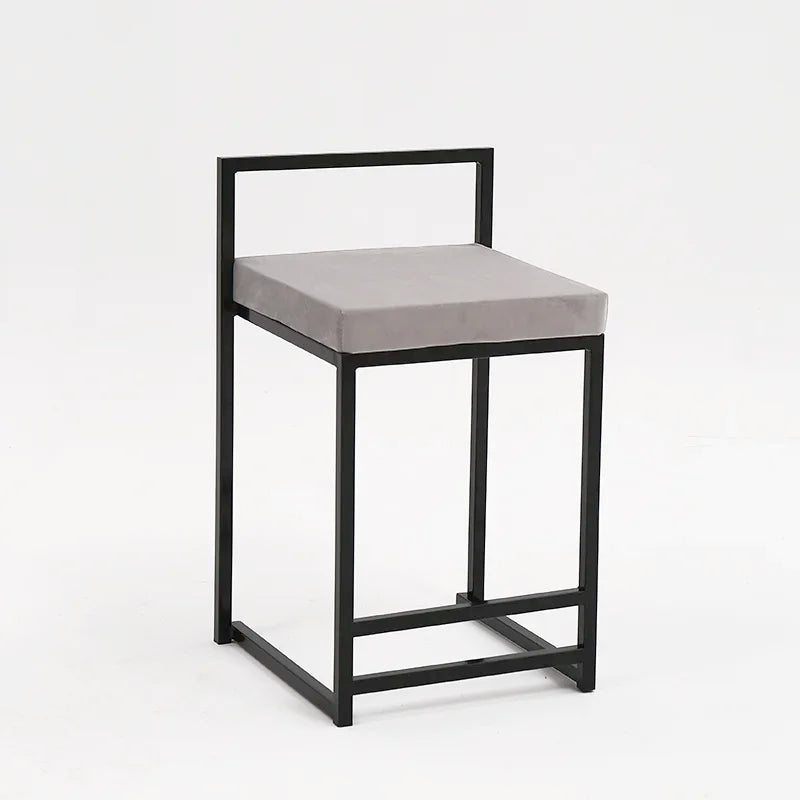 Reinforce Counter Bar Stool Metal Nordic Design European