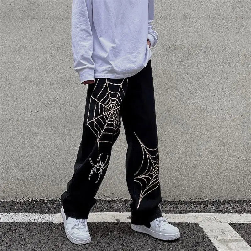 Streetwear Y2k Pants Anime Sweatpants Male Wide Leg