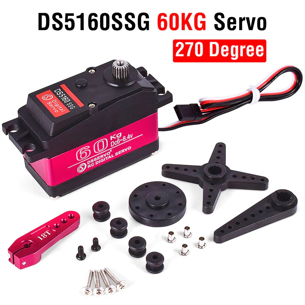 Servo RC 1/5 Servo Waterproof High Torque Servo 60Kg 80Kg 150Kg 8.4V Metal Gear Digital Servo For Redcat HPI Baja 5B SS