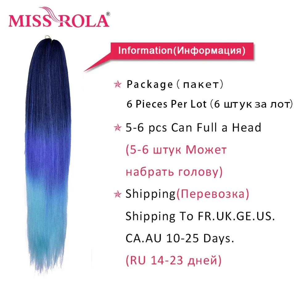 Miss Rola Synthetic Wholesale Bulk 6 Pieces 30Inch