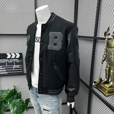 American High Street Thick Baseball Jacket for Men