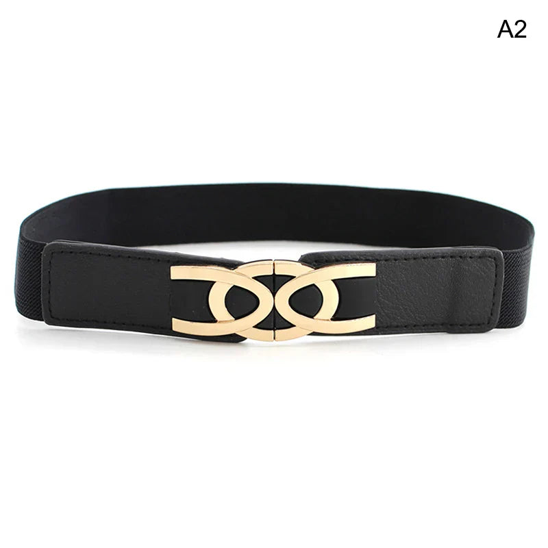 Women Bowknot Cummerbunds 1PCS Elastic Bow Wide Stretch