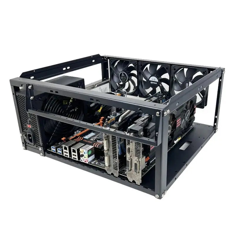 Stackable PC Case Compact Open Chassis X79 X99