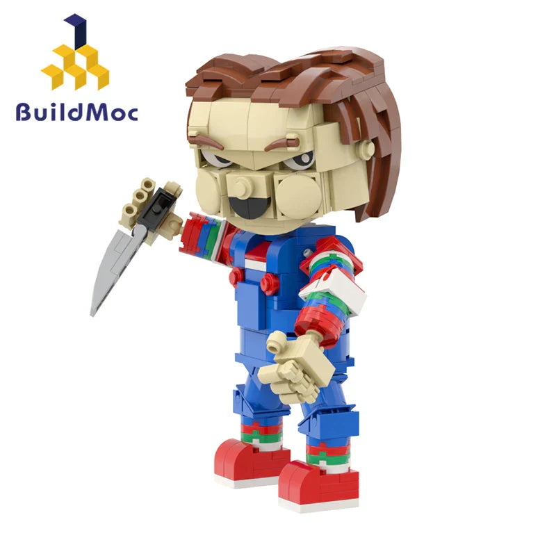BuildMoc Horror Movie Child's Play Chuckyed Building Blocks