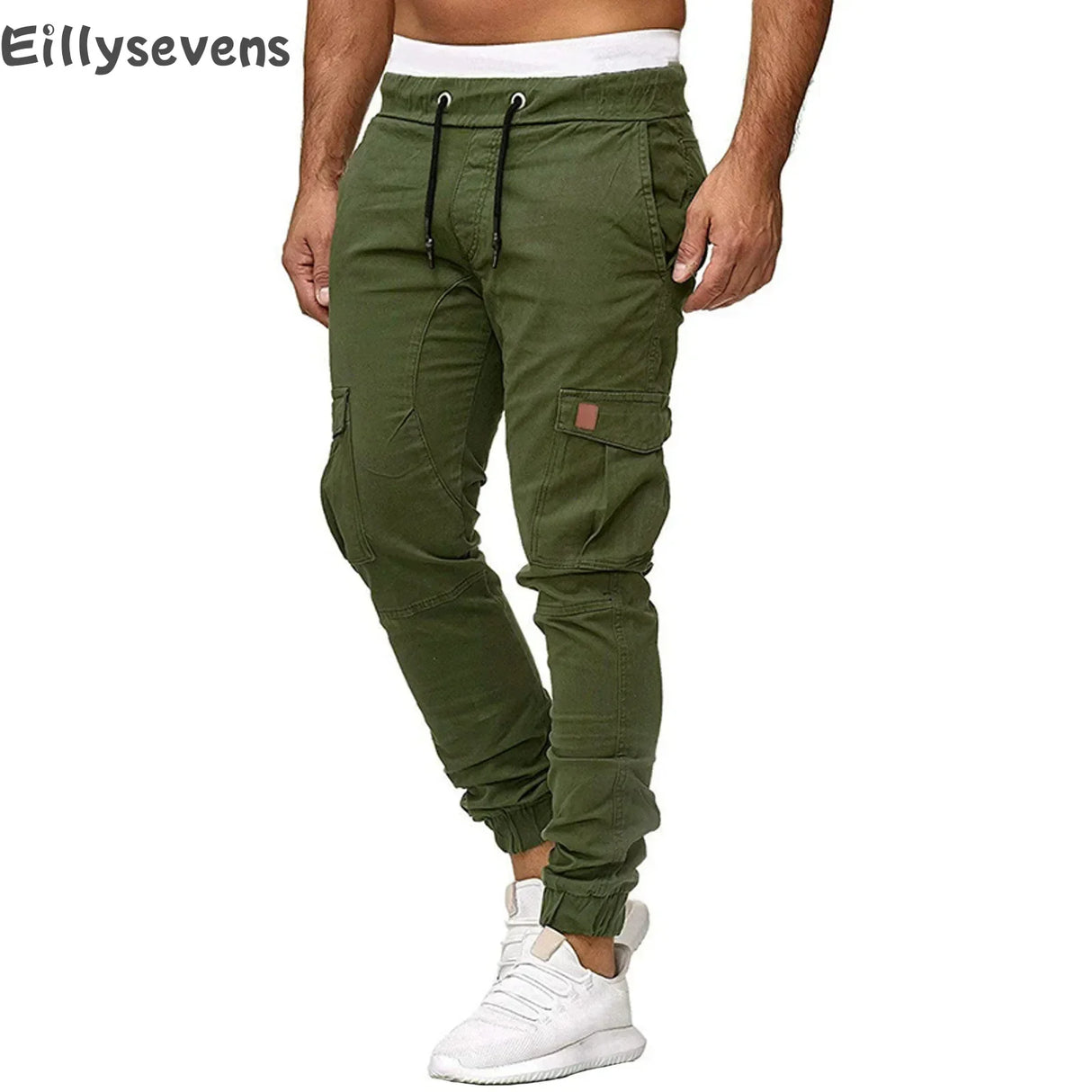 Cargo Pants Mens Multiple Pocket Sports Jogging Trousers