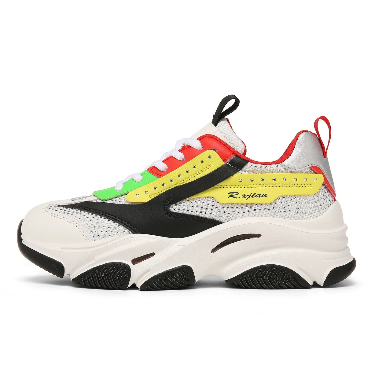 Women's thick sole running shoes, Fashionable hot diamond