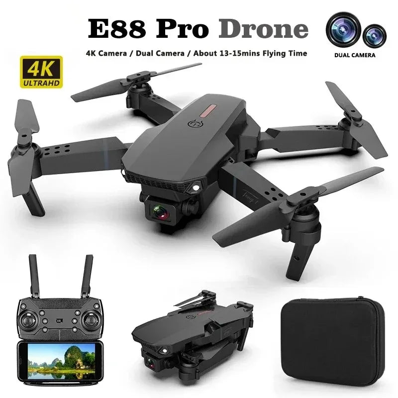 Lates New E88 Pro WIFI FPV Drone Wide