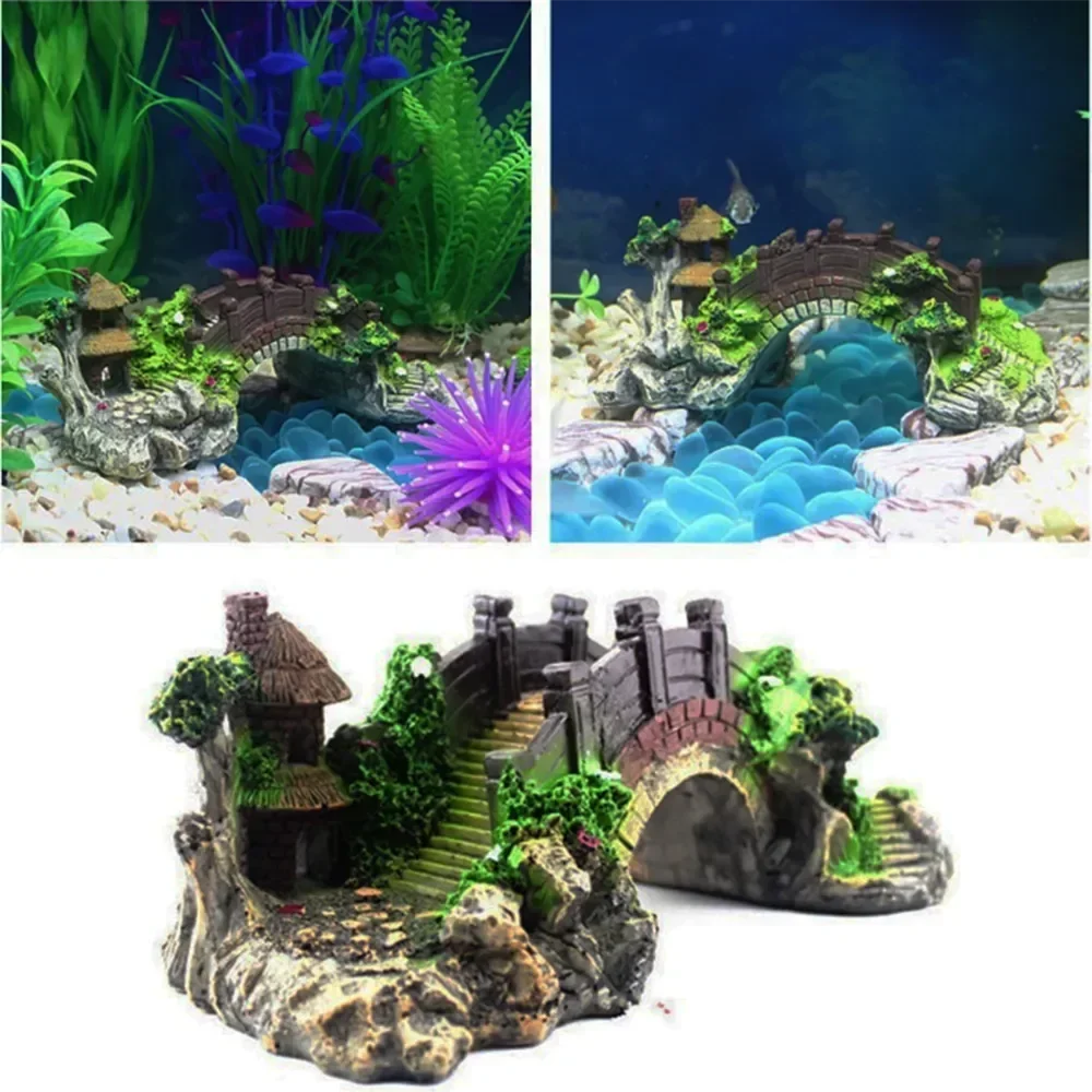 Pet Fish Artificial Tank Aquatic Decoration Landscape Ornament