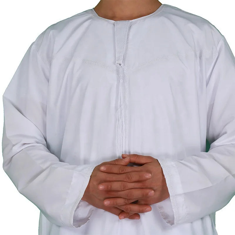 Men's Muslim Robe Middle East Islam Long Sleeve