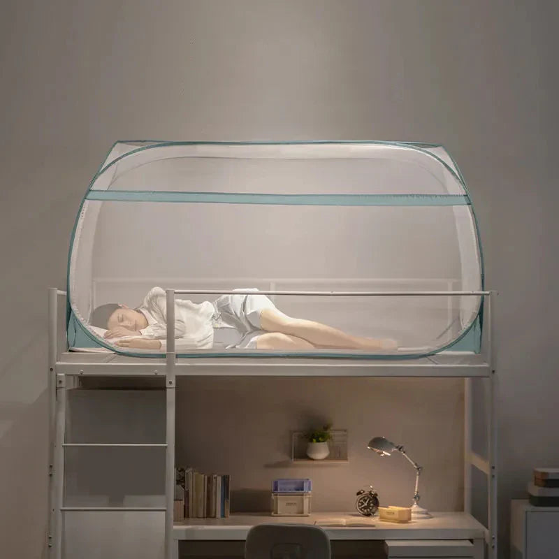 Double Zipper Bunk Bed Mosquito Net Student Dormitory