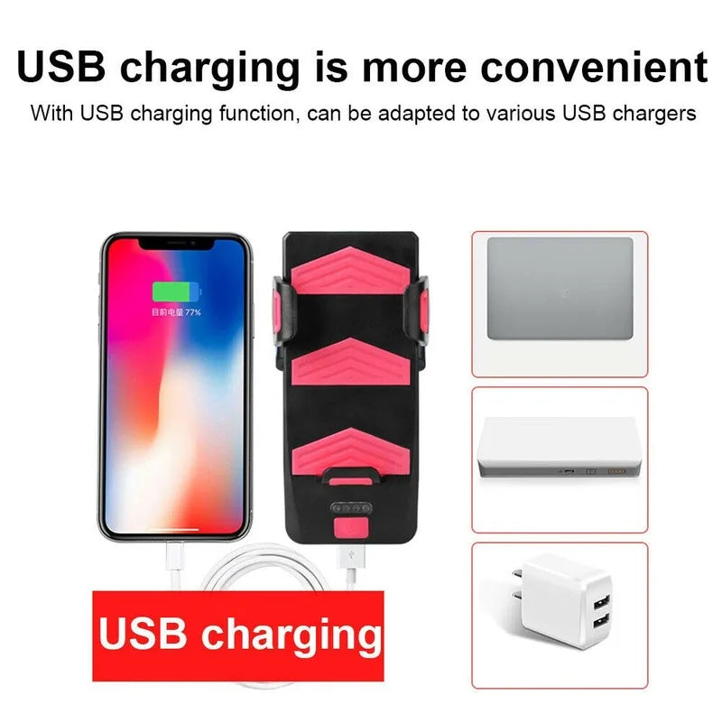 Bicycle Lights 4 in 1 USB Charging LED