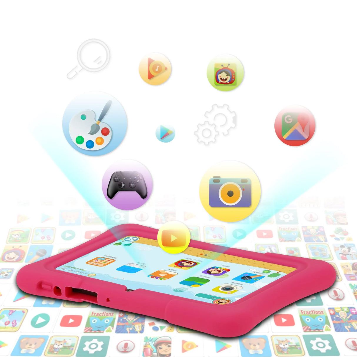 PRITOM 7 Inch Kids Tablet Quad Core Android