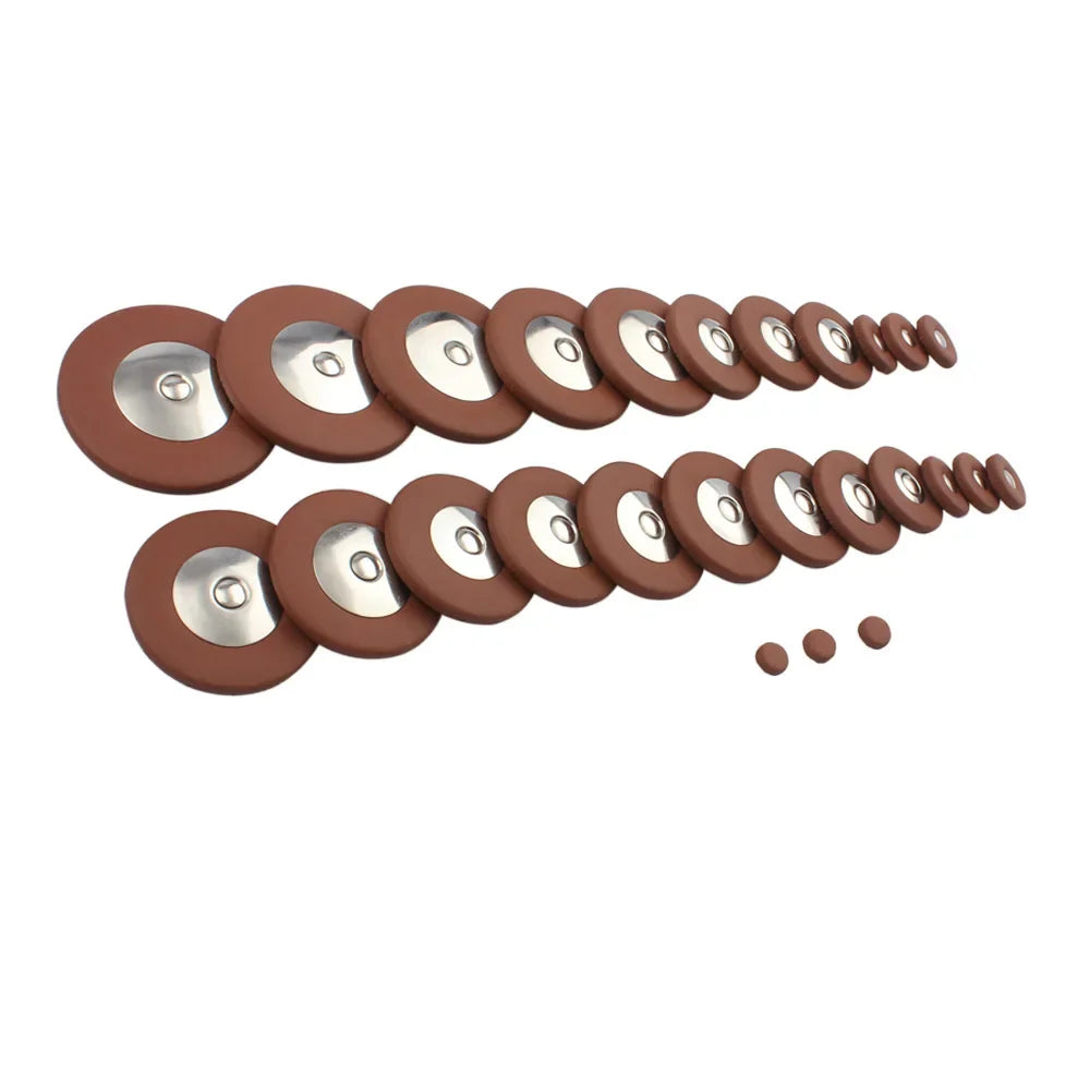 Saxophone Pads Universal Button Leather Pads Woodwind Instrument