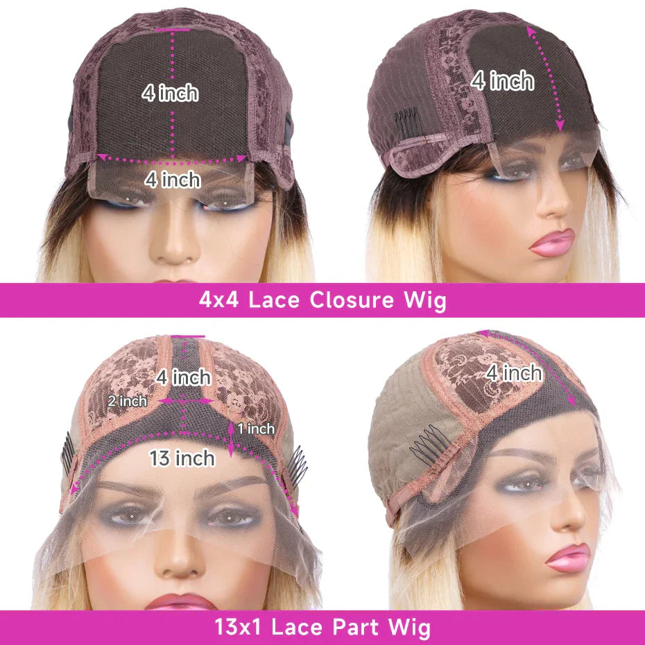 Short Bob Hair Wig Human Hair Wigs On