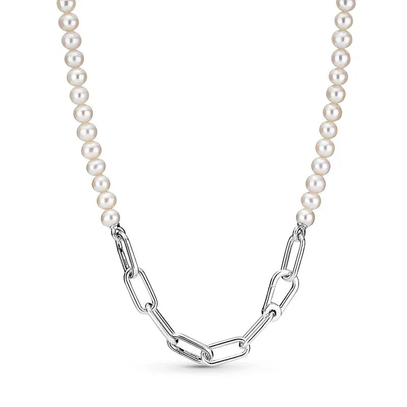 Fit Original Pandora ME Small-Link Chain Necklace Beaded