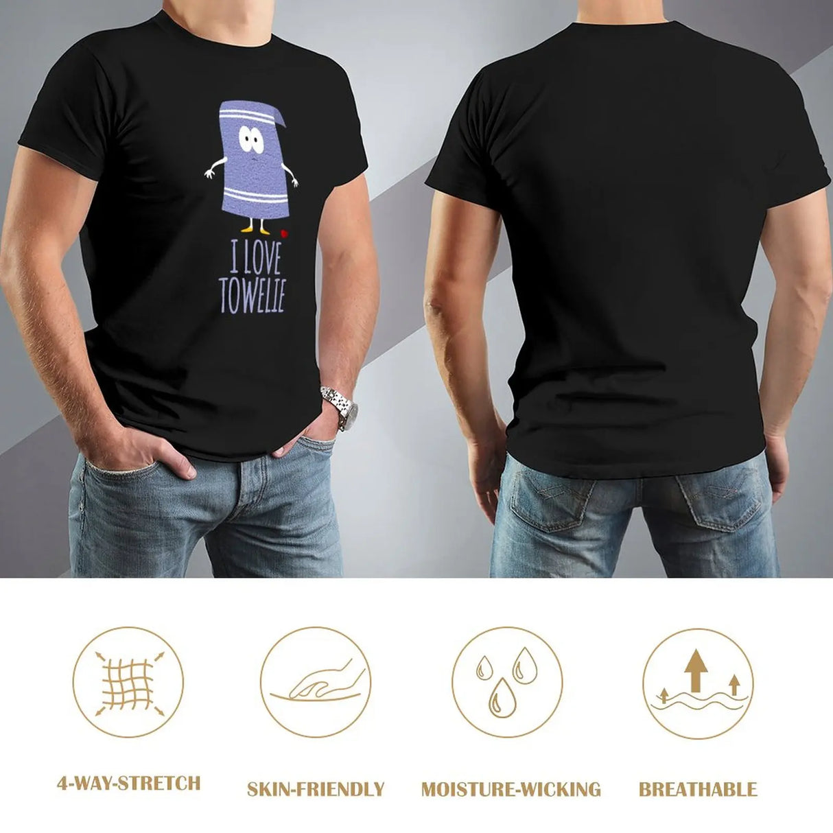 humor fashion t shirt I love Towelie T-Shirt