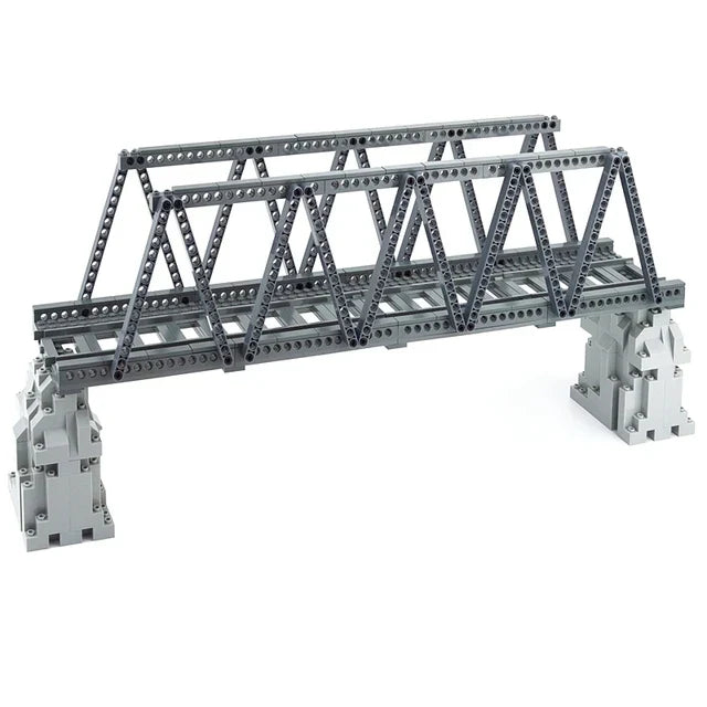 City Train Tracks Forked Flexible Railway Bridge Rail