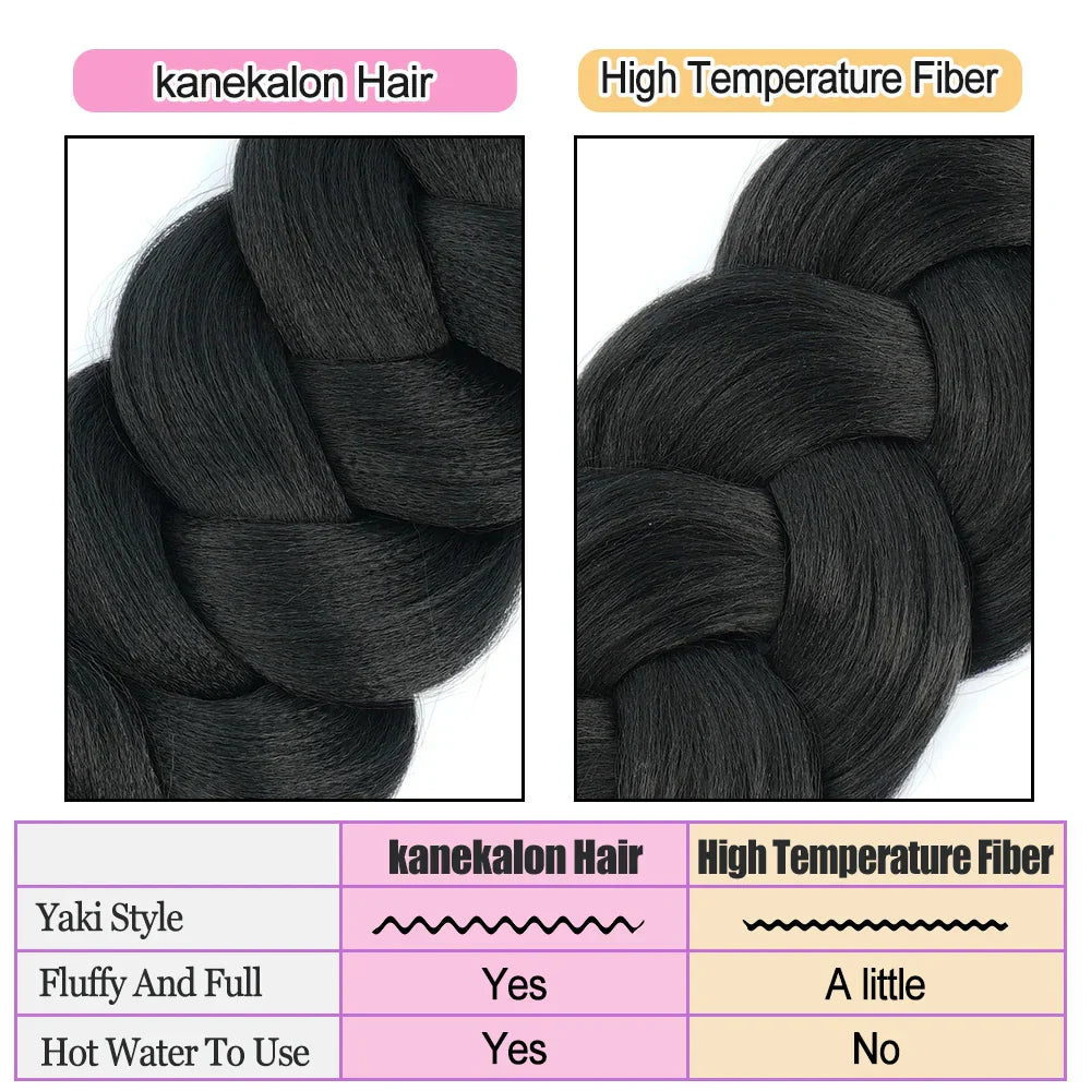 Wigundle 82 Inch Jumbo Braids Crochet Hair Extensions