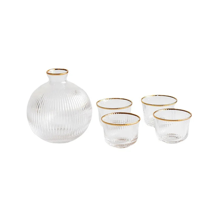 Burning for Wine Glass Set Sake Drinks Bar