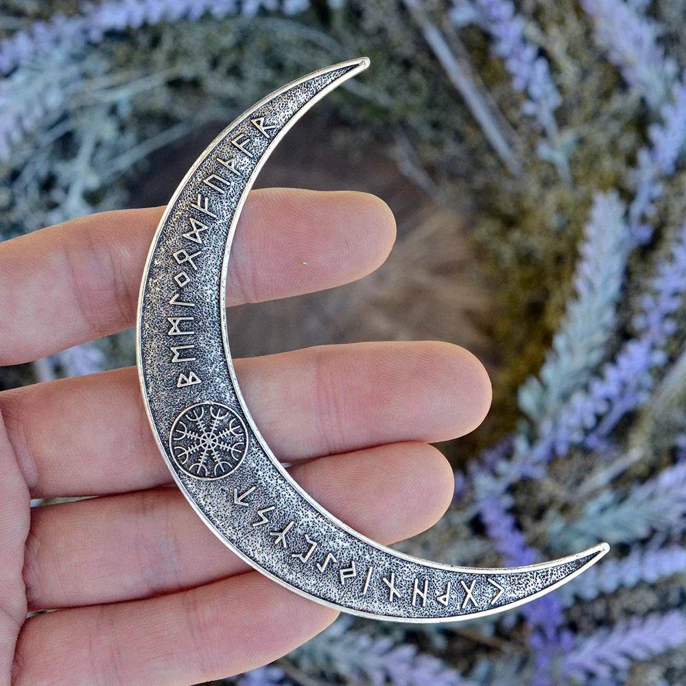 Vintage Celtics Knot Crescent Moon Hair Forks Moon