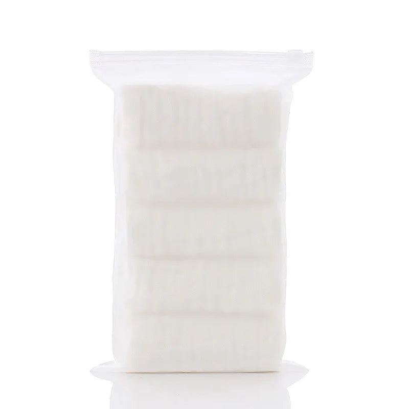5pcs/batch thickened muslin 30X30cm cotton soft baby towel