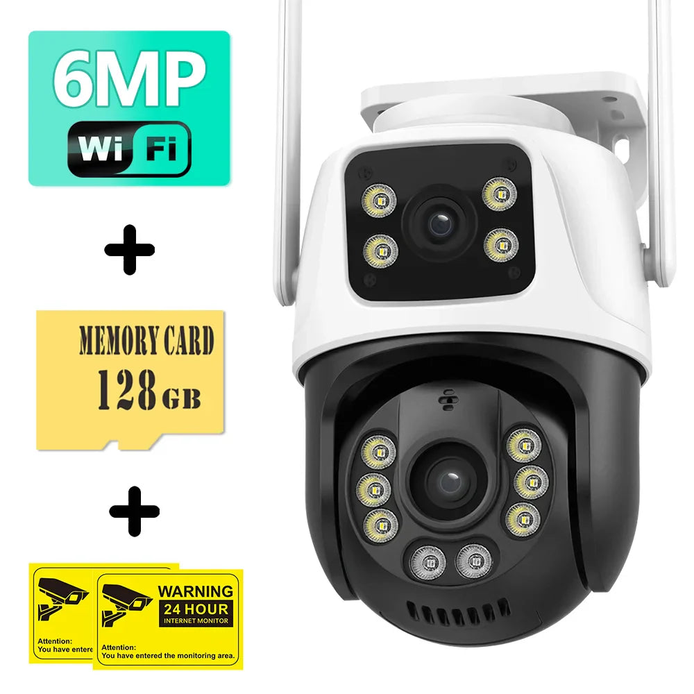 9MP 4K HD WiFi IP Camera Outdoor 8X