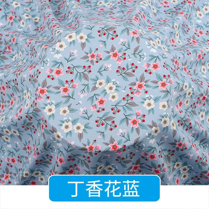 Artificial cotton fabric in stock wholesale of summer