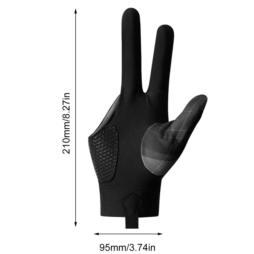 Billiards Glove Left Right Three Finger Snooker Billiard