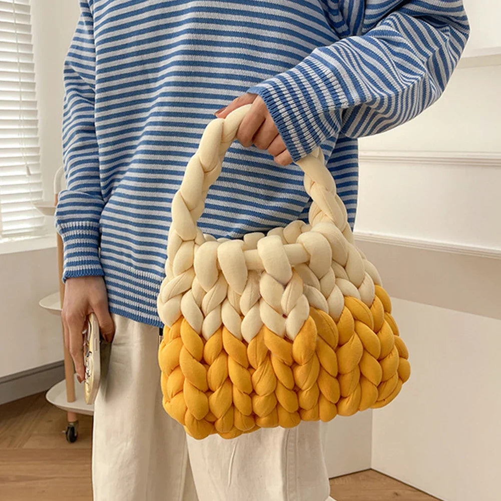 Ladies Casual Bag Handwoven Shopping Bag Icelandic Wool