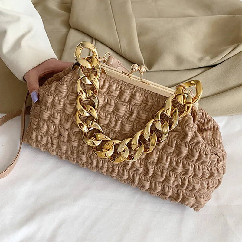 Luxury Brand Women Purple Orange Messenger Bags Shell