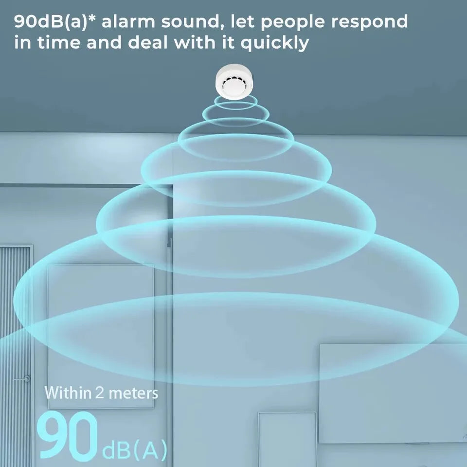 Tuya Smart WiFi Smoke Detector Wireless Independent Smoke