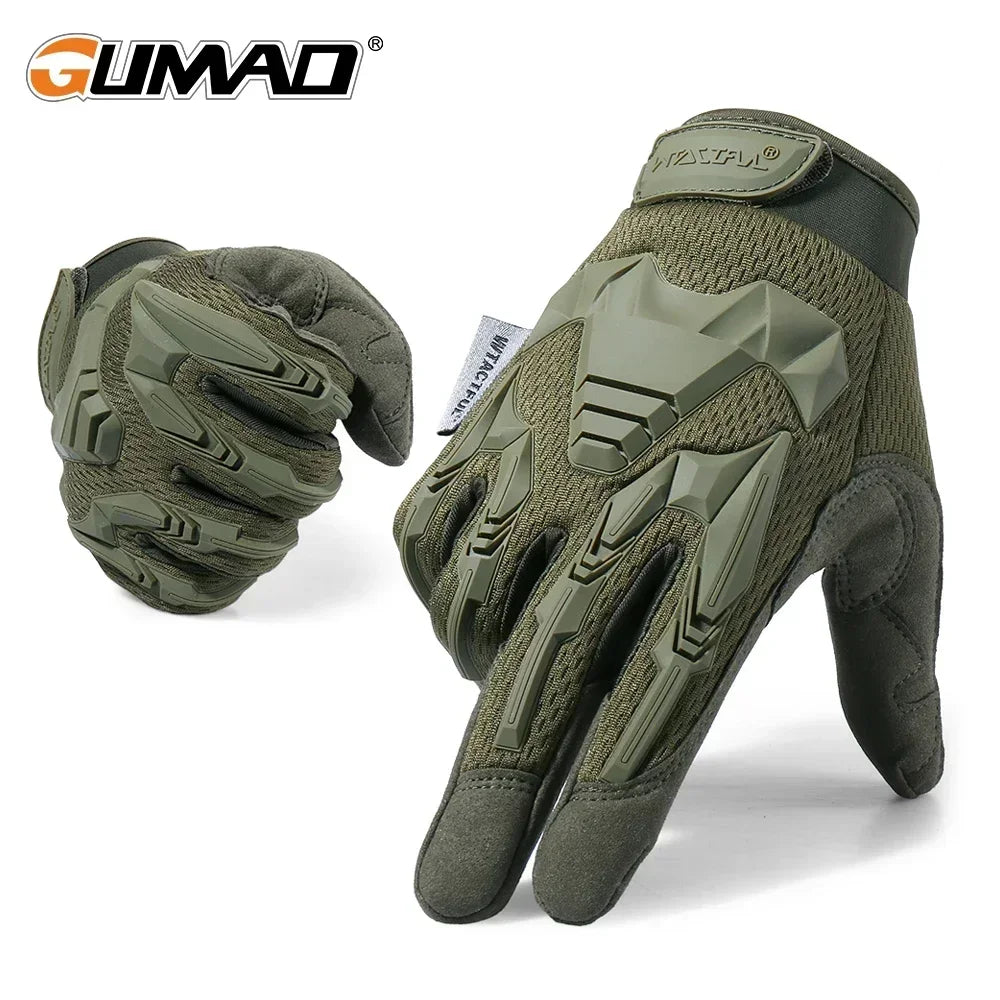 Multicam Tactical Gloves Men Outdoor Hunting Hiking Climbing