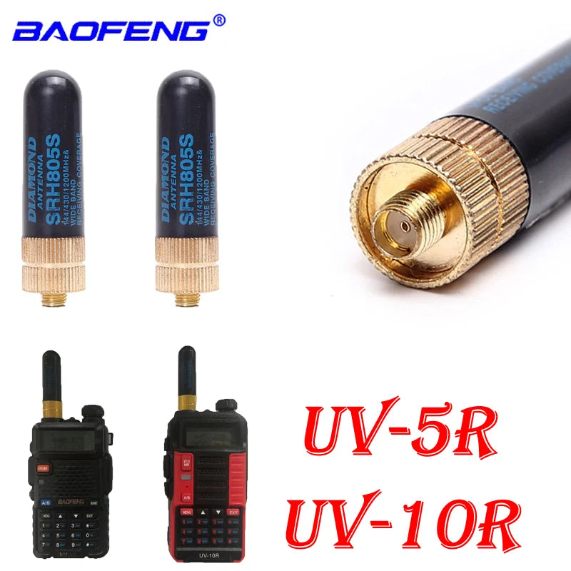 Baofeng SRH805S SMA-F Female Dual Band Antenna for