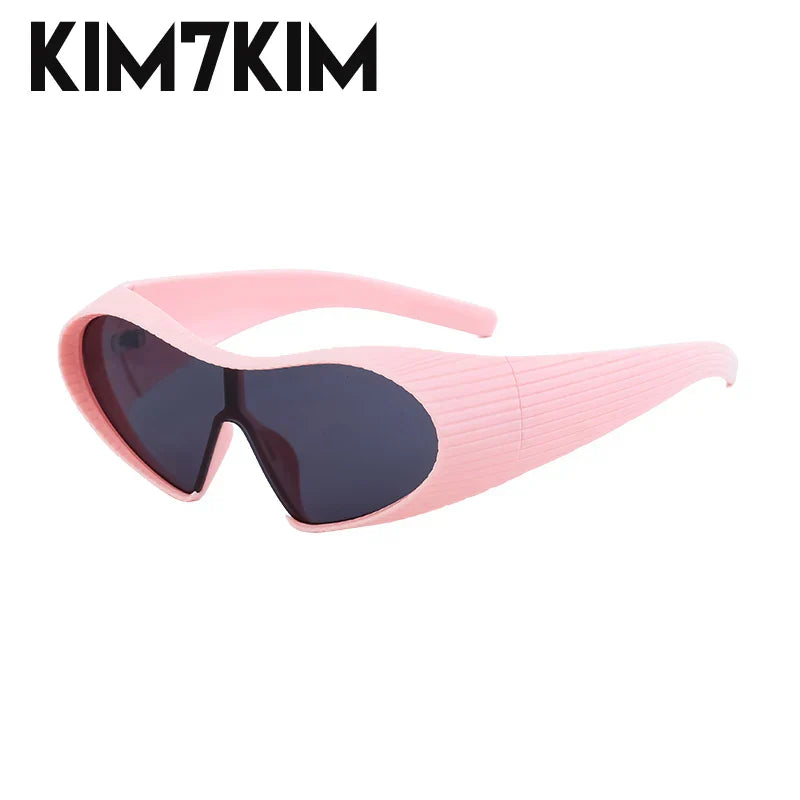 Steampunk Cat Eye Sunglasses Women 2024 New Fashion Oversized Punk Sun Glasses For Ladies Retro 2000‘s Goggle Y2k Accessories