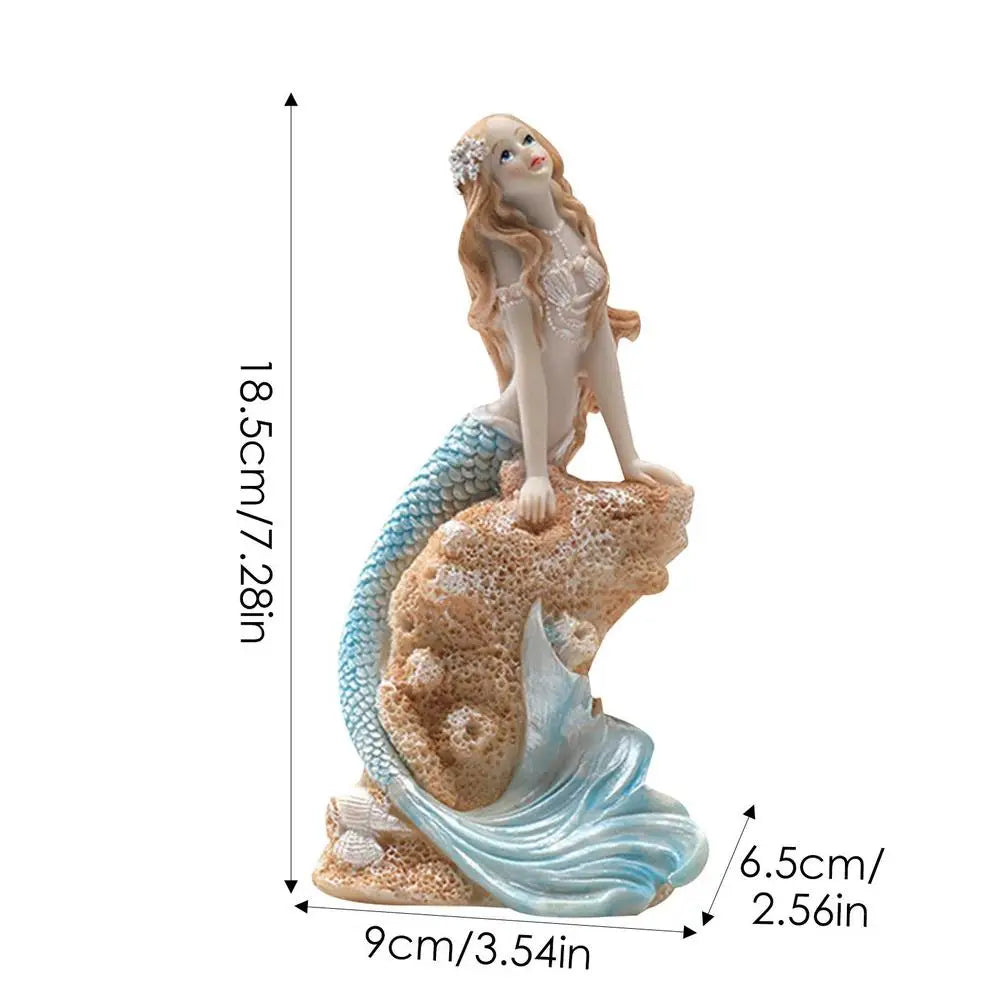 Artificial Aquarium Mermaid Fish Tank Decorations Underwater World