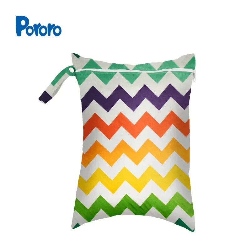 30*40cm Zippered Nappy Wetbags Waterproof Wet Dry Bag