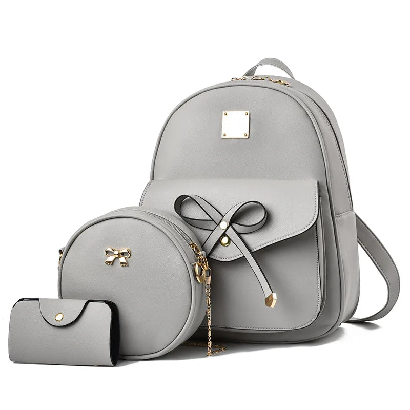 2024 New Women Backpack High Quality Soft Leather