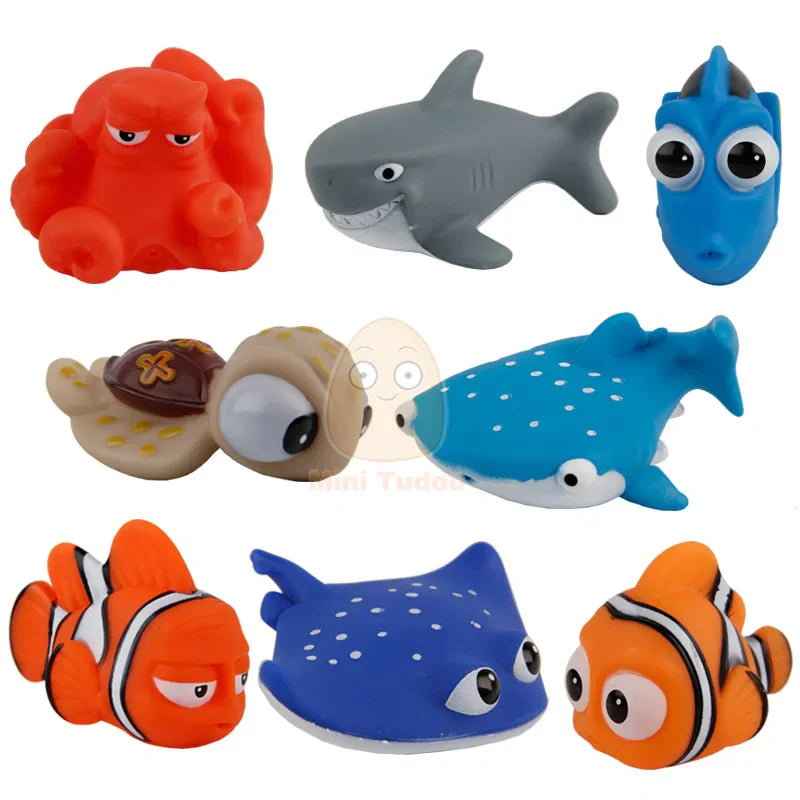 Baby Bath Toys Finding Fish Kids Float Spray