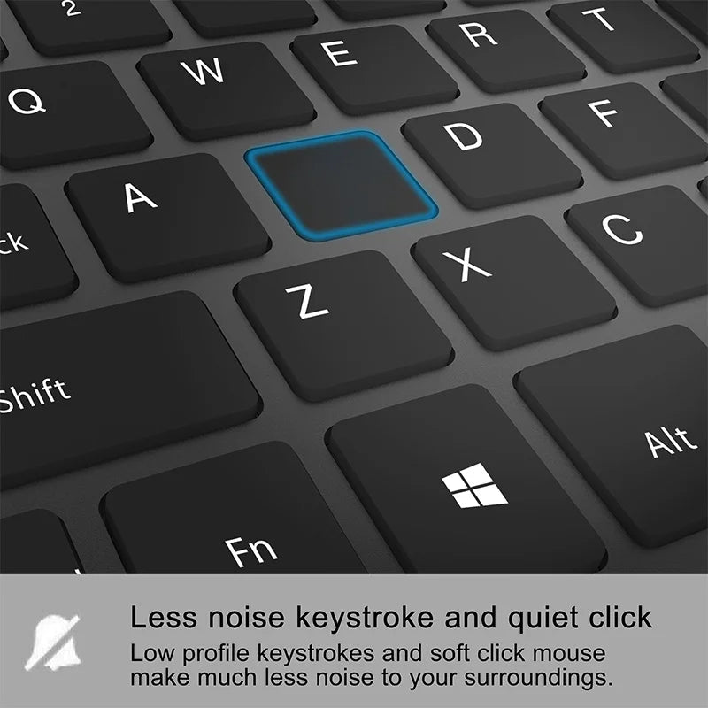 SeenDa Russian Spain Wireless Keyboard and Mouse Combo