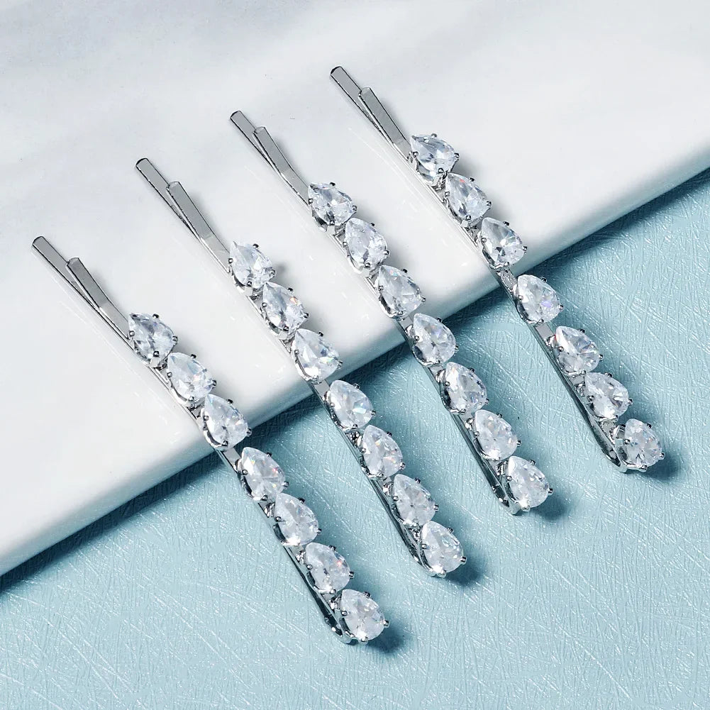 Miallo Fashion Rhinestone Hair Clips for Women Girls