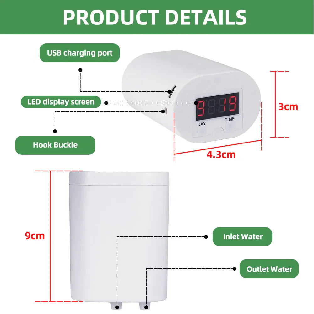 Automatic Plant Flower Watering Pump Home Sprinkler Drip