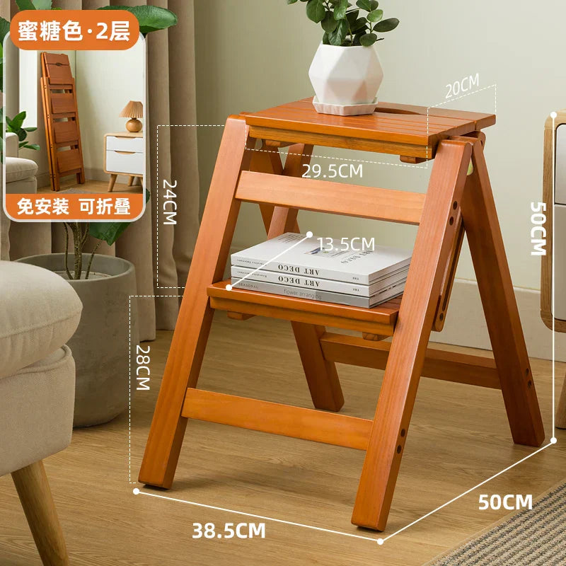Platforms Telescoping Step Stools Foldable Attic Bar Portable