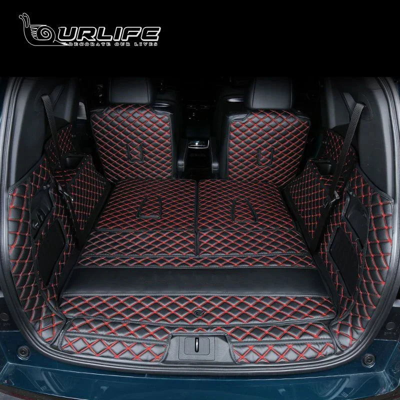 For GAC Trumpchi GS8 2021 2022 2023 2024 Accessories Car Boot Mat Rear Trunk Liner Cargo Leather Tray Protector Accessories Mats