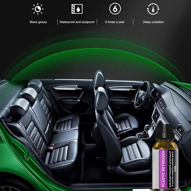 Car Cleaning Products Plastic Leather Restore Interior Care