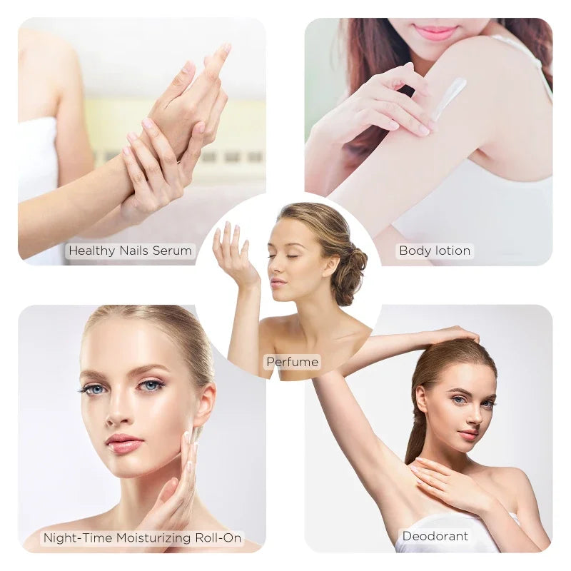 4pcs 30ml 50ml DIY Roll on Bottle Essential
