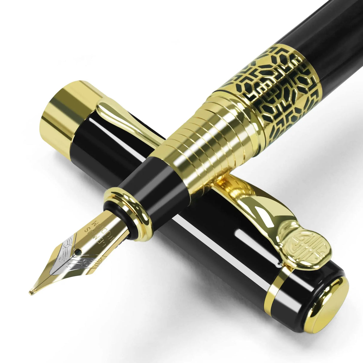 Retro Metal Fountain Pen F Nib Classic Design
