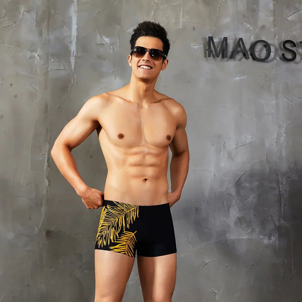 b46 2022 tight low waist men boxer swimwear