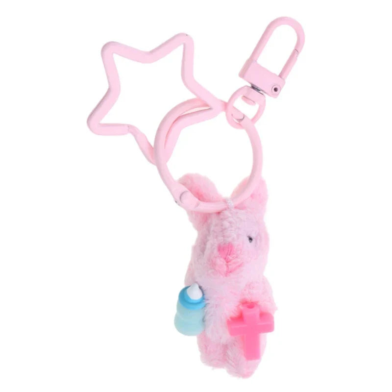 Bunny Heart Phone Chain Korean INS Punk Cute
